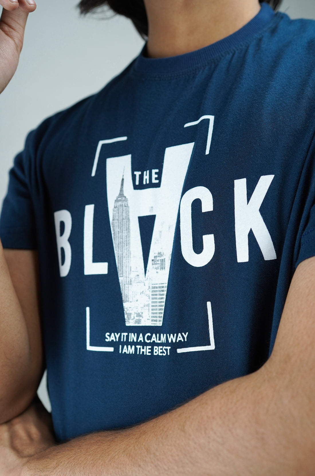 "The Black" Printed T Shirt