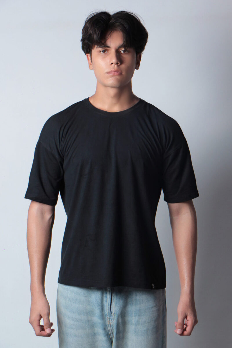 Oversize Black Basic T shirt