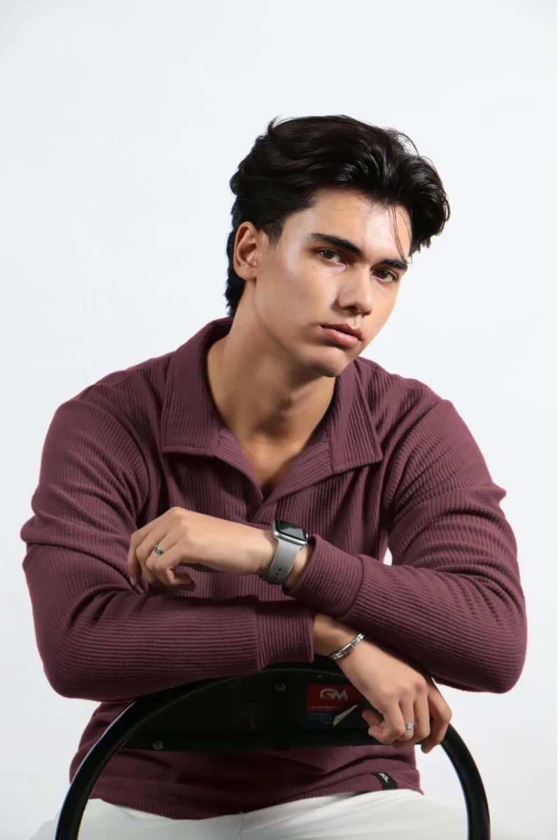 Hot Chocolate Ottoman Polo Shirt | Full Sleeves