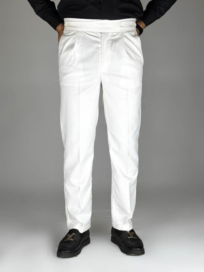 Pearl White Gurkha Pants - Image 2
